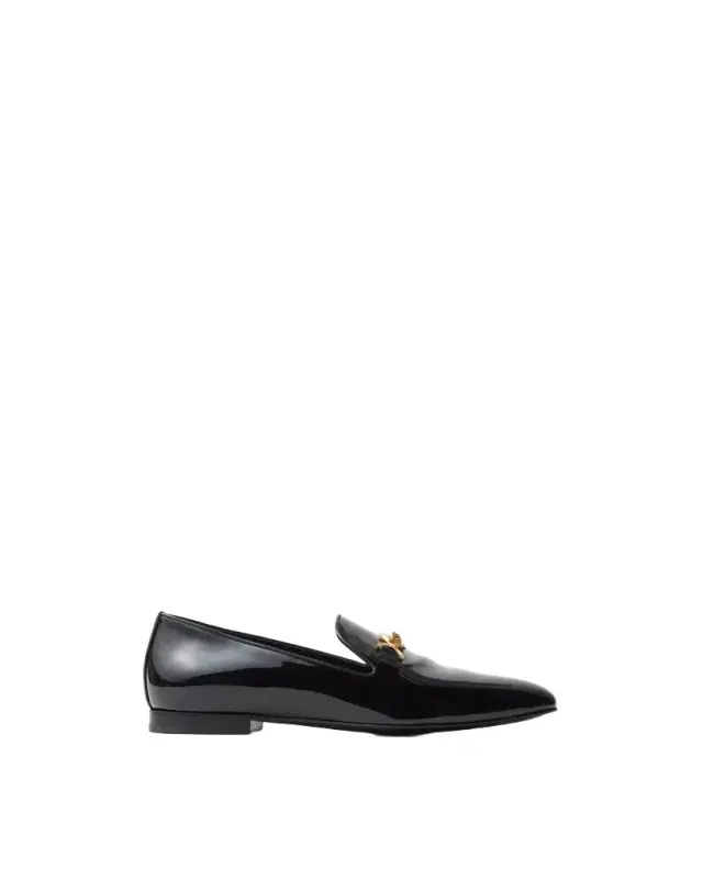 Versace Gala Patent Slippers