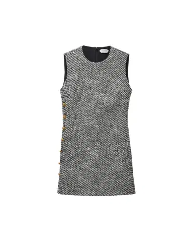 Versace Wool Bouclé Mini Dress | Thumbnail 1