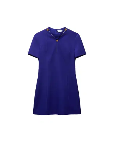 Versace Grain de Poudre Wool Mini Dress | Thumbnail 1