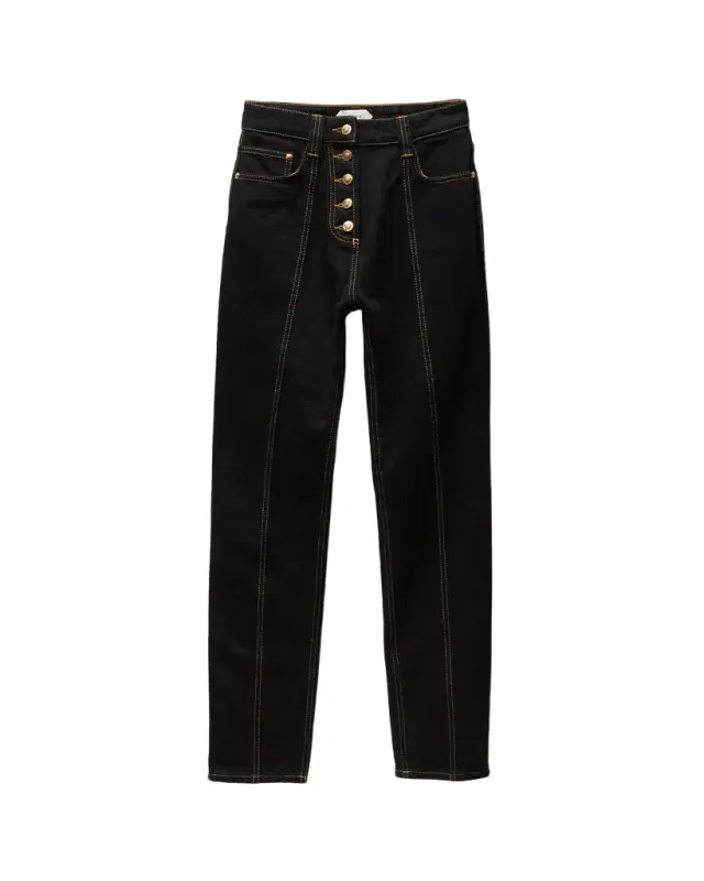 Versace High Waist Straight Jeans