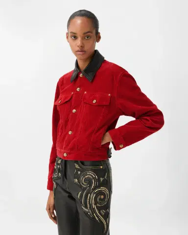 Versace Corduroy Velvet Blouson | Thumbnail 2