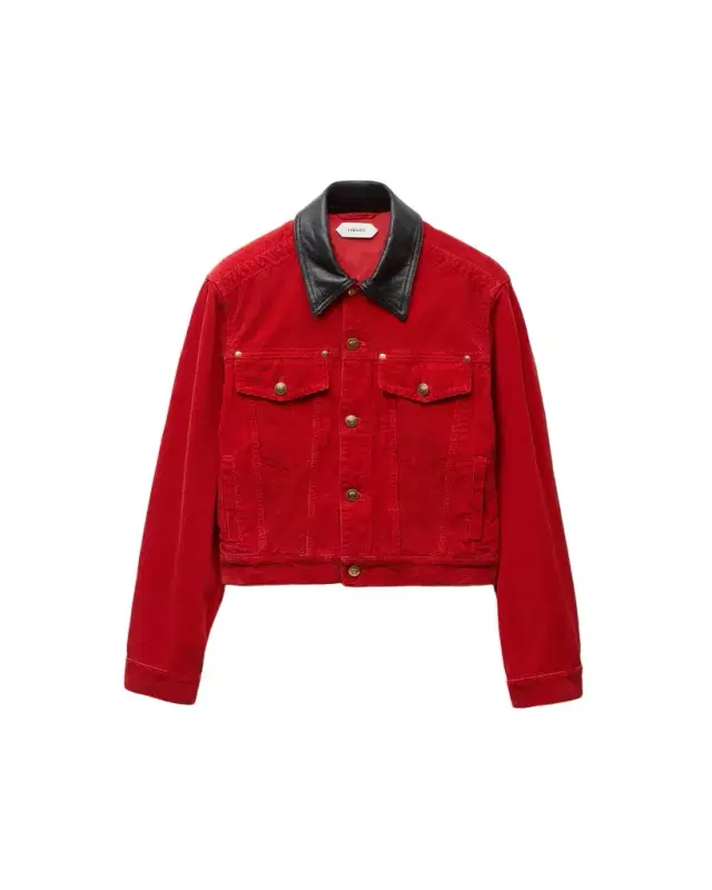 Versace Corduroy Velvet Blouson
