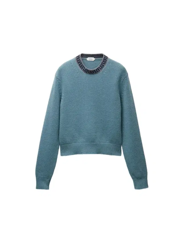 Versace Crewneck Wool & Cashmere Sweater