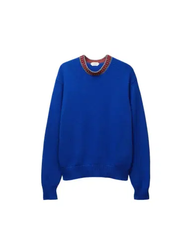 Versace Crewneck Wool & Cashmere Sweater | Thumbnail 1