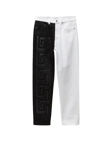 Versace Embroidered Straight Jeans | Thumbnail 1 Versace Embroidered Straight Jeans | Thumbnail 1