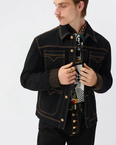 Versace Denim Blouson | Thumbnail 2 Versace Denim Blouson | Thumbnail 2