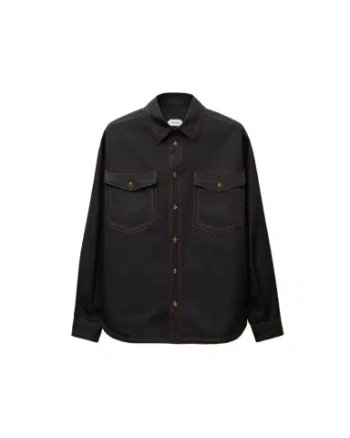 Versace Cotton Poplin Loose Shirt | Thumbnail 1 Versace Cotton Poplin Loose Shirt | Thumbnail 1