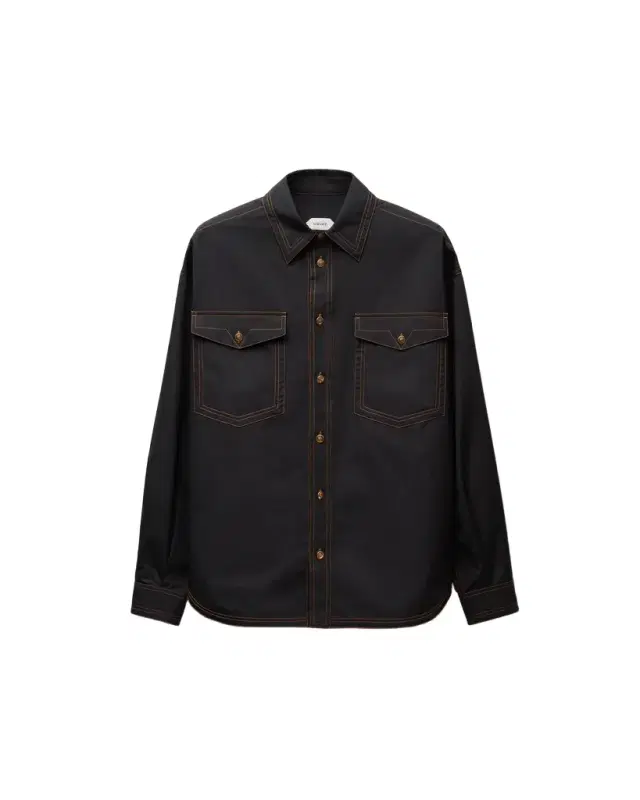Versace Cotton Poplin Loose Shirt