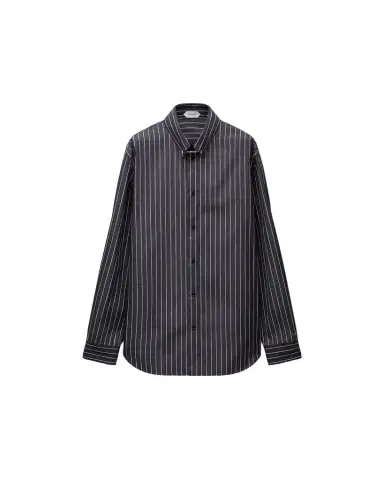 Versace Striped Cotton Poplin Regular Shirt | Thumbnail 1 Versace Striped Cotton Poplin Regular Shirt | Thumbnail 1