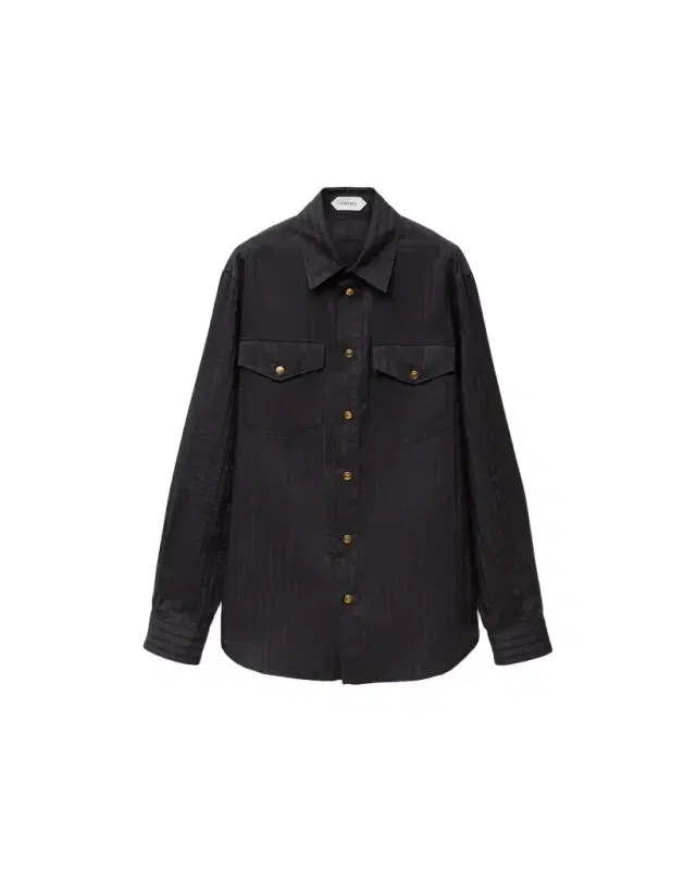 Versace Jacquard Cotton-Silk Regular Shirt