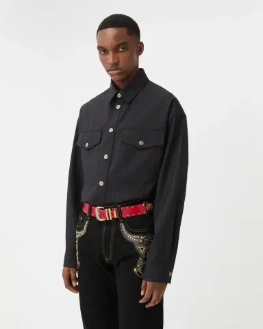 Versace Jacquard Wool Blouson | Thumbnail 2