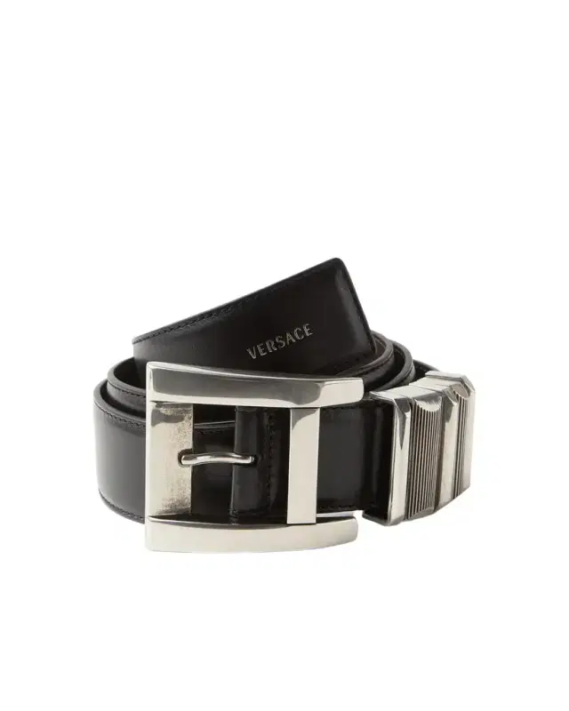 Versace Leather Belt 4 cm