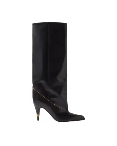 Versace Gianni Nappa Knee-High Boots 90 mm | Thumbnail 1 Versace Gianni Nappa Knee-High Boots 90 mm | Thumbnail 1