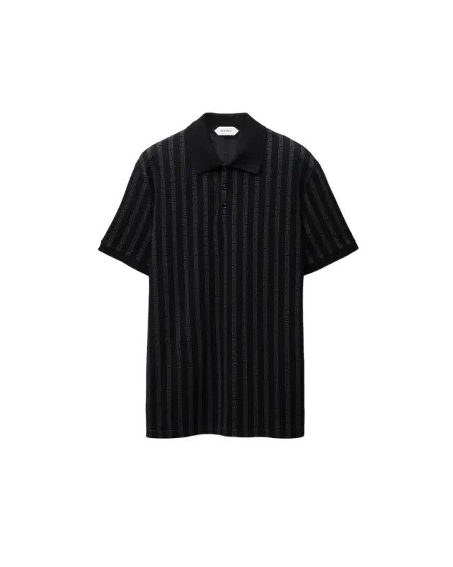 Versace Jacquard Cotton Piqué Polo