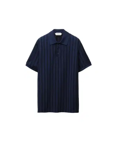 Versace Jacquard Cotton Piqué Polo | Thumbnail 1