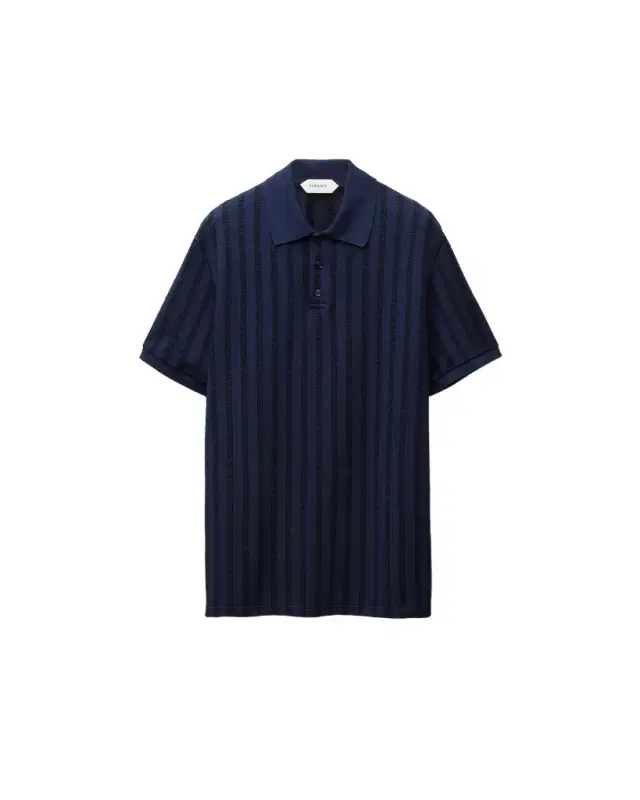 Versace Jacquard Cotton Piqué Polo