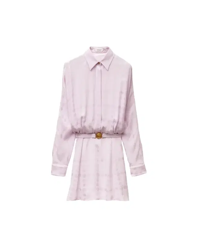Versace Jacquard Silk Crêpe Satin Mini Dress