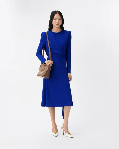 Versace Viscose Crêpe Jersey Dress | Thumbnail 2