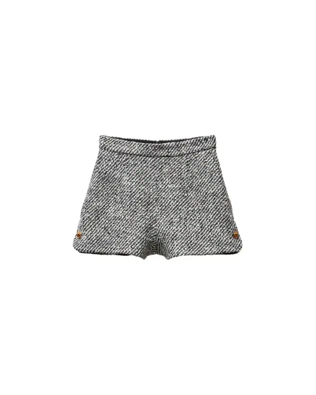 Versace Wool Bouclé Shorts