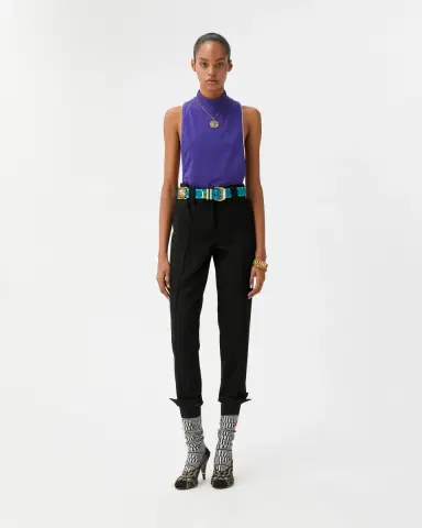 Versace Grain de Poudre Wool Pants | Thumbnail 2