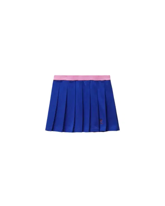 Versace Embroidered-Logo Cotton Piqué Pleated Mini Skirt