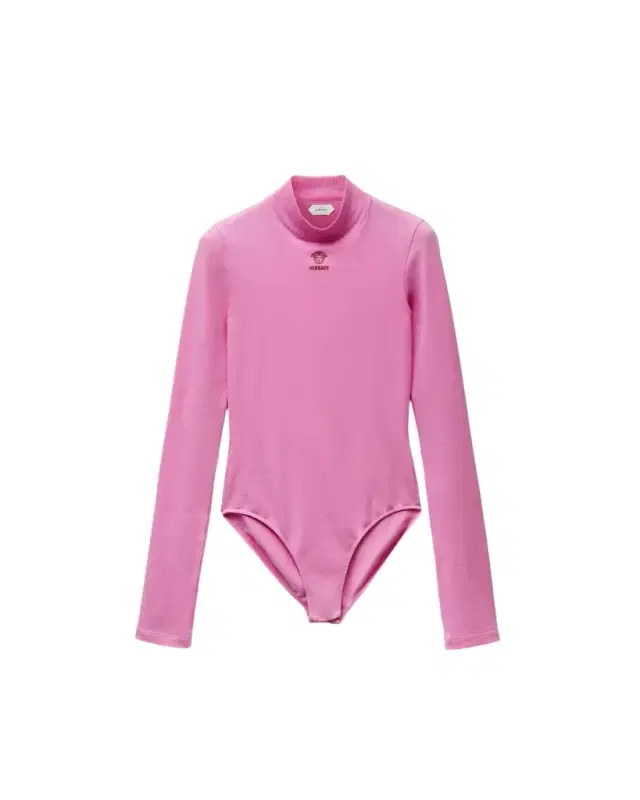 Versace Embroidered-Logo Stretch Cotton-Jersey Bodysuit