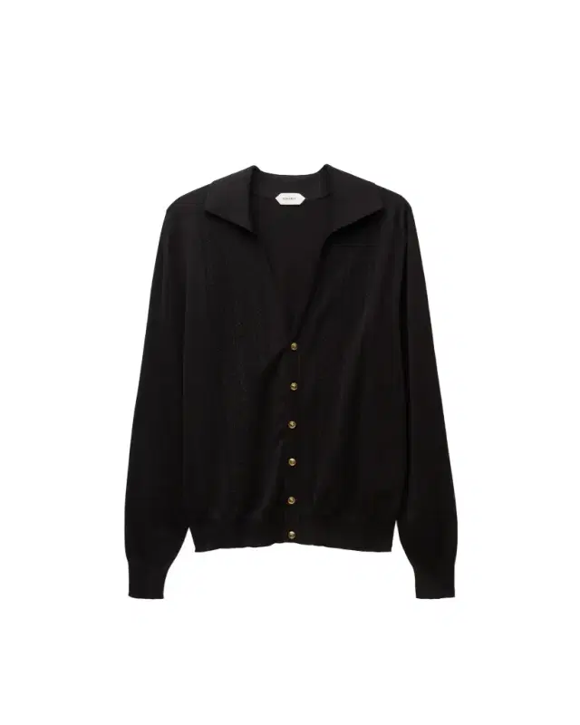Versace Silk & Cotton Knit Polo Cardigan