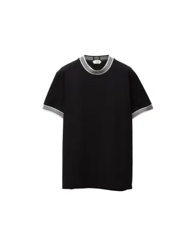 Versace Stretch Cotton-Jersey Slim T-Shirt | Thumbnail 1