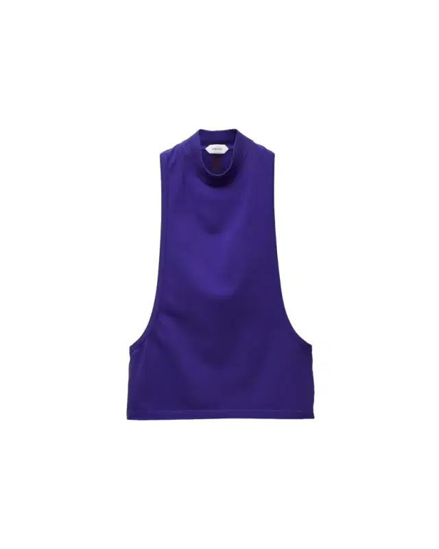 Versace Embroidered-Logo Stretch Cotton-Jersey Tank Top