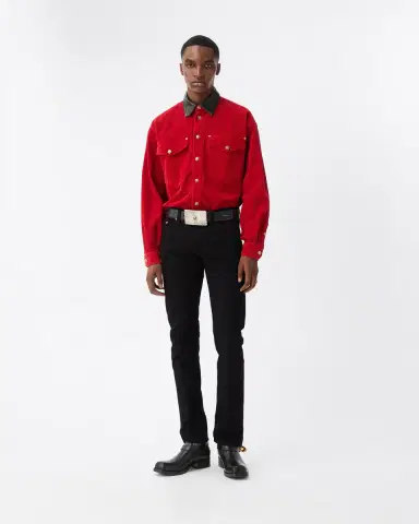Versace Embroidered-Detail Slim Jeans | Thumbnail 2 Versace Embroidered-Detail Slim Jeans | Thumbnail 2