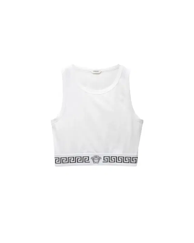 Versace Cotton-Jersey Crop Top