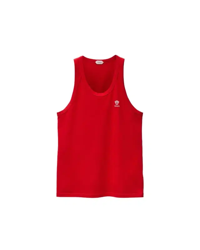 Versace Cotton-Jersey Tank Top