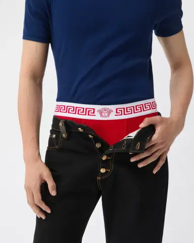 Versace Cotton-Jersey Trunks | Thumbnail 2 Versace Cotton-Jersey Trunks | Thumbnail 2