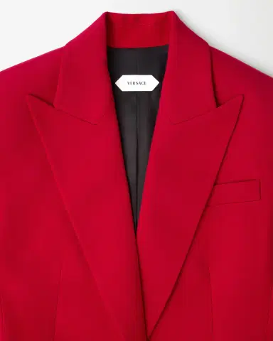Versace Wool Grain De Poudre Blazer | Thumbnail 2