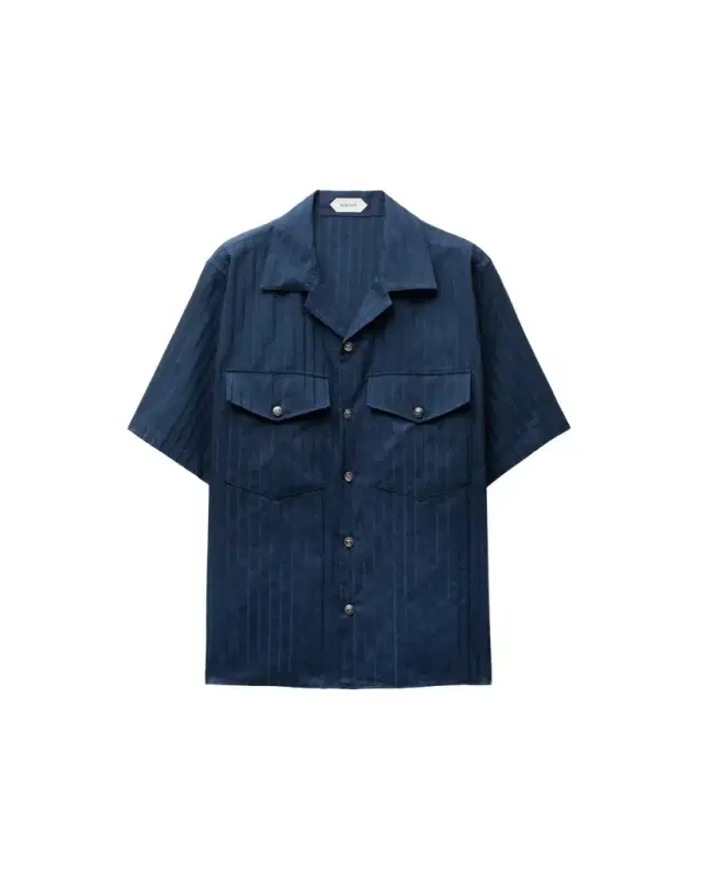 Versace Jacquard Cotton-Silk Regular Shirt