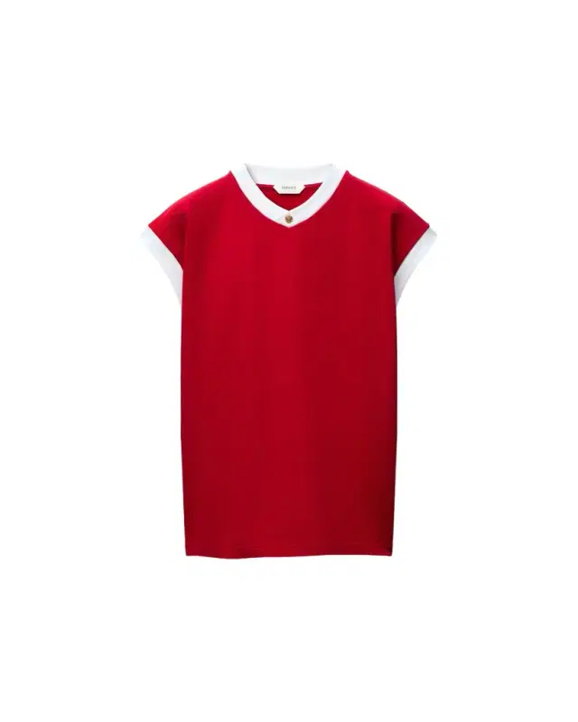 Versace Stretch Cotton-Jersey Slim T-Shirt