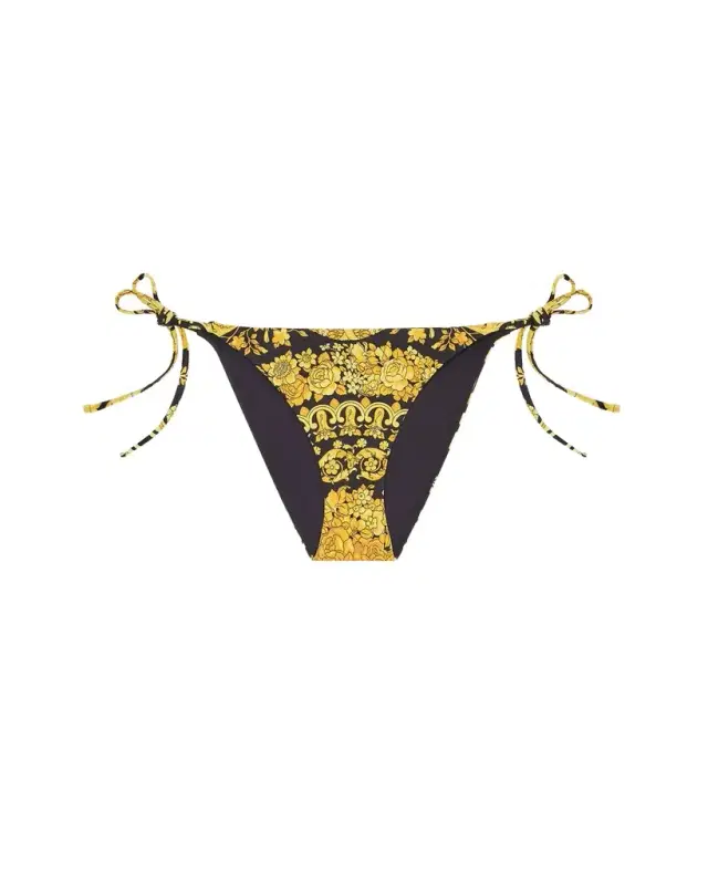 Versace Printed Nylon-Blend Bikini Bottoms
