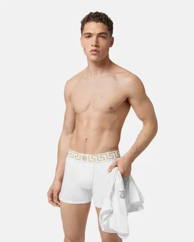 Versace Cotton-jersey Long Trunks | Thumbnail 2 Versace Cotton-jersey Long Trunks | Thumbnail 2