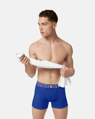 Versace Cotton-jersey Long Trunks | Thumbnail 2 Versace Cotton-jersey Long Trunks | Thumbnail 2