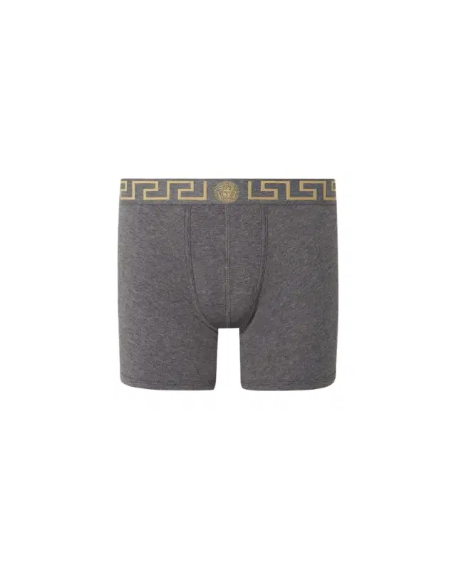 Versace Cotton-jersey Long Trunks