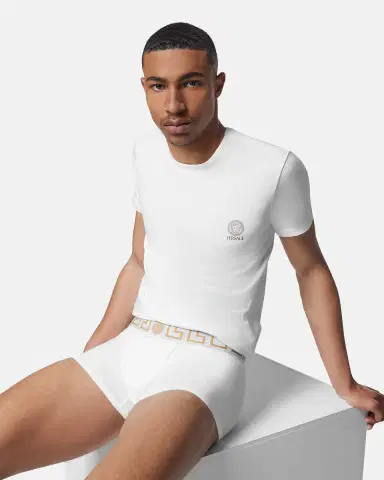 Versace Cotton-Jersey Trunks 2-Pack | Thumbnail 2 Versace Cotton-Jersey Trunks 2-Pack | Thumbnail 2