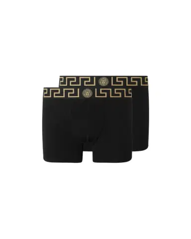 Versace Greca Border Long Trunks 2-Pack | Thumbnail 1 Versace Greca Border Long Trunks 2-Pack | Thumbnail 1