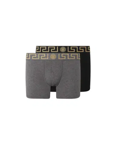 Versace Greca Border Long Trunks 2-Pack | Thumbnail 1 Versace Greca Border Long Trunks 2-Pack | Thumbnail 1