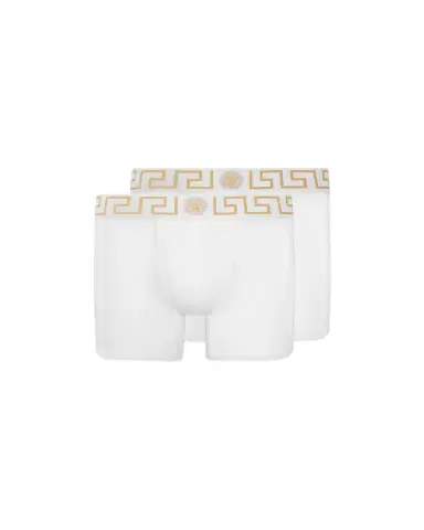 Versace Greca Border Long Trunks 2-Pack | Thumbnail 1 Versace Greca Border Long Trunks 2-Pack | Thumbnail 1
