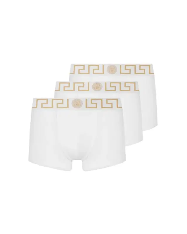 Versace Cotton-Jersey Trunks 3-Pack