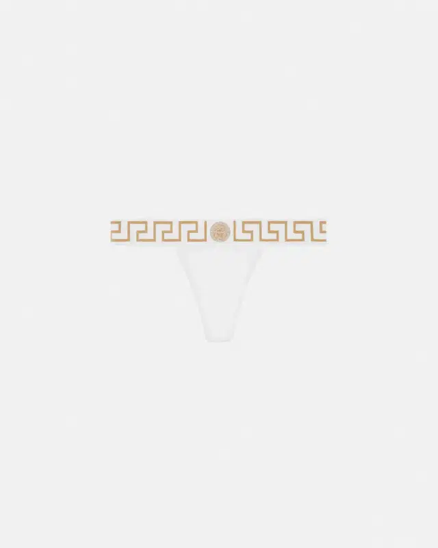 Versace Cotton-Jersey Thong