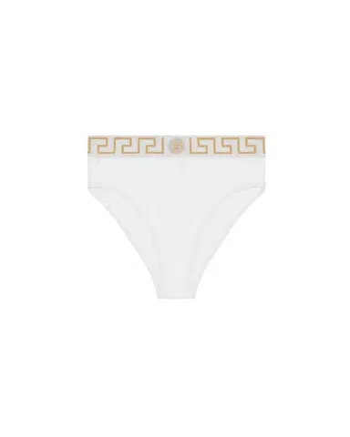 Versace Cotton-Jersey High-Waist Briefs | Thumbnail 1 Versace Cotton-Jersey High-Waist Briefs | Thumbnail 1