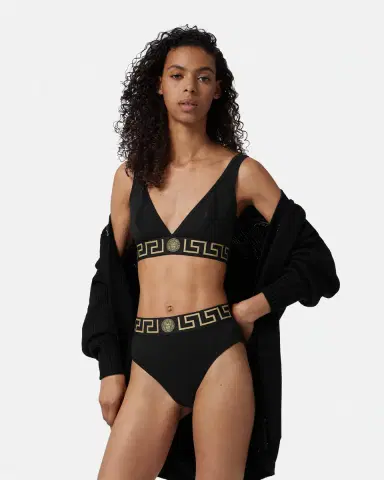 Versace Cotton-Jersey High-Waist Briefs | Thumbnail 2 Versace Cotton-Jersey High-Waist Briefs | Thumbnail 2