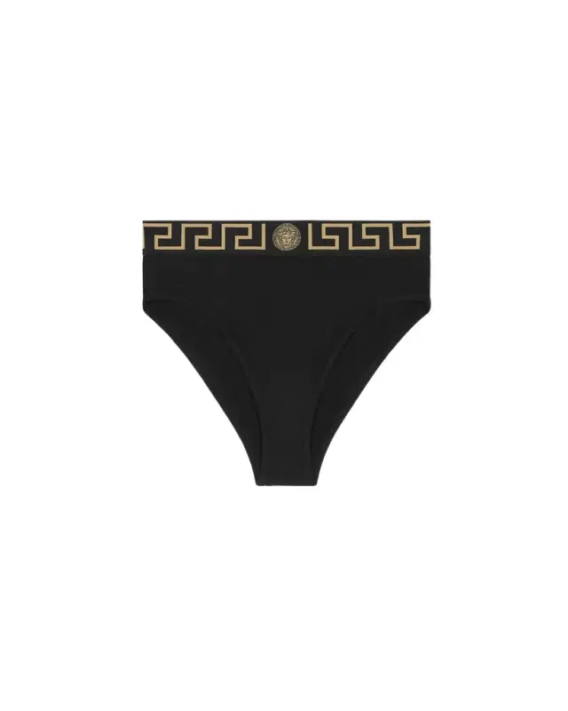 Versace Cotton-Jersey High-Waist Briefs