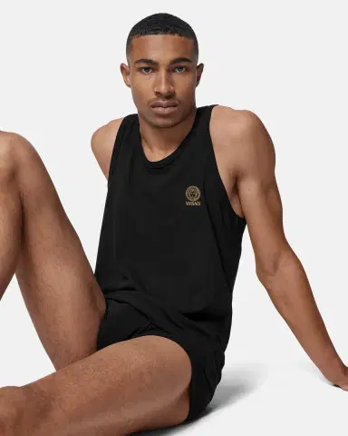 Versace Cotton-Jersey Tank Top Undershirt | Thumbnail 2 Versace Cotton-Jersey Tank Top Undershirt | Thumbnail 2